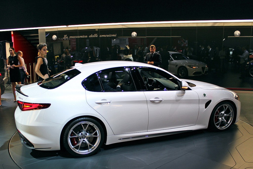 VJ Drives Tacoma - 2016 Alfa Romeo Giulia at the Frankfurt IAA Motor Show