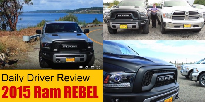 The Ram Rebel Pickup won't disappoint Tacoma drivers