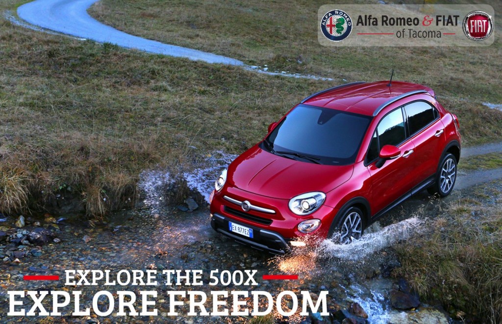 The FIAT 500X will give you Freedom | VJ Drives Tacoma